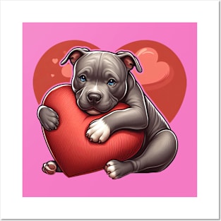 Pitbulls Gifts Posters and Art